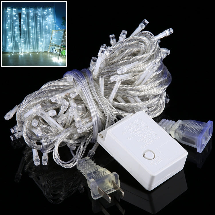 100 顆 LED 含端接頭及 8 種顯示模式控制器，適用聖誕派對，AC 110V，美規插頭，100 顆 LED AC 110V（藍光），100 顆 LED AC 110V（綠光），100 顆 LED AC 110V（彩色光），100 顆 LED AC 110V（白光），100 顆 LED AC 110V（紅光）