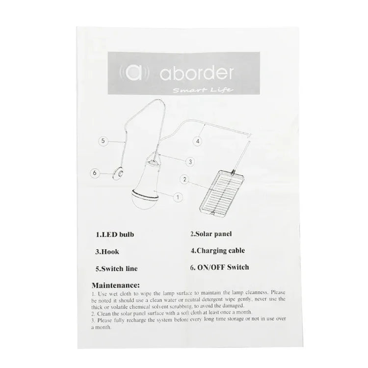 Solar Powered Lighting System