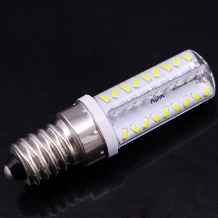 72 LED SMD 3014, Adjustable Brightness, AC 220V, E14 220V White Light, E14 220V Warm White