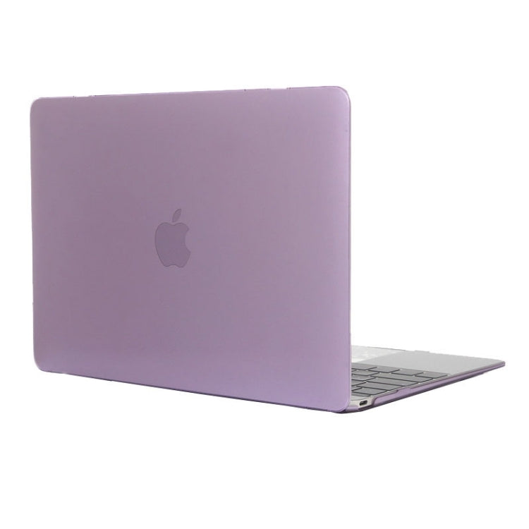 彩色透明水晶硬殼保護套，適用於 MacBook 12 吋