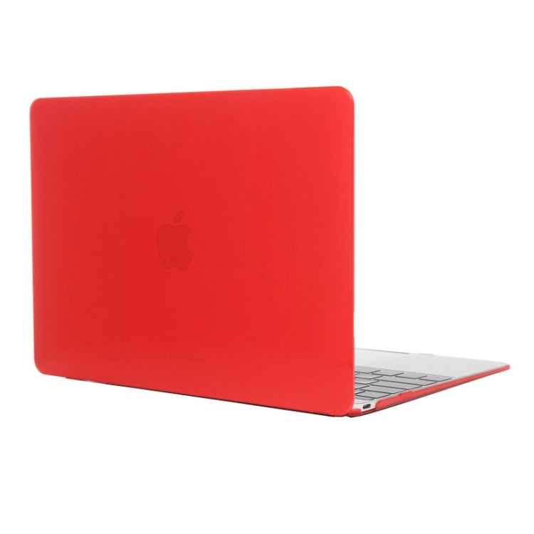 彩色透明水晶硬殼保護套，適用於 MacBook 12 吋