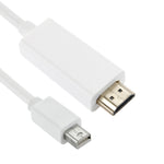 Mini DisplayPort 轉 HDMI 公頭線，長度：1.5m，Mini DP 轉 HDMI 公頭