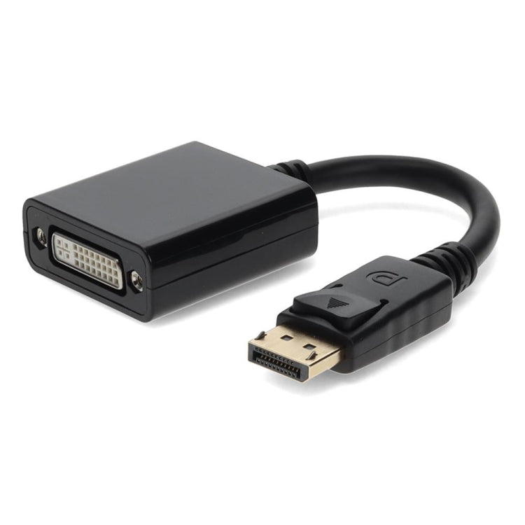 DisplayPort 公頭轉 DVI 24+1 母頭轉接線，長度：20厘米，DP 公頭轉 DVI 24+1 母頭