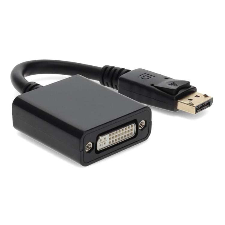 DisplayPort 公頭轉 DVI 24+1 母頭轉接線，長度：20厘米，DP 公頭轉 DVI 24+1 母頭