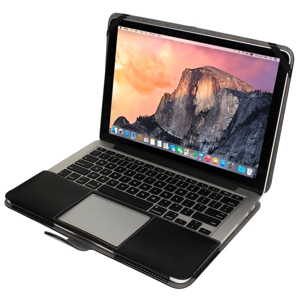 13.3 吋 MacBook Pro Retina 筆記型電腦皮革保護套，附按扣