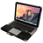 13.3 吋 MacBook Pro Retina 筆記型電腦皮革保護套，附按扣