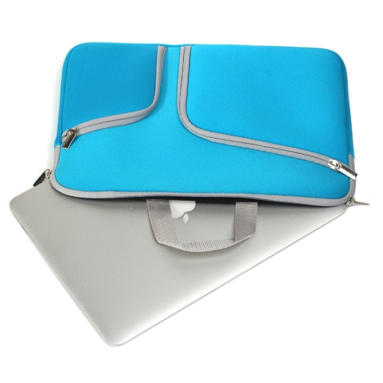 雙口袋拉鍊手提筆電包，適用於 Macbook Air 11.6 吋