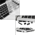 ENKAY 適用於 Macbook Air 11.6 吋（美版）/ A1370 / A1465 Hat-Prince 3 合 1 磨砂硬殼塑膠保護殼，附鍵盤護罩與接口防塵塞