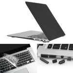 ENKAY 適用於 Macbook Air 11.6 吋（美版）/ A1370 / A1465 Hat-Prince 3 合 1 磨砂硬殼塑膠保護殼，附鍵盤護罩與接口防塵塞