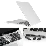 ENKAY 適用於 Macbook Air 13.3 吋（美版）/ A1369 / A1466 Hat-Prince 三合一磨砂硬殼保護套，含鍵盤保護膜及接口防塵塞