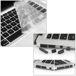 ENKAY 適用於 Macbook Air 11.6 吋（美版）/ A1370 / A1465 Hat-Prince 3 合 1 水晶硬殼塑料保護殼，附鍵盤保護膜及接口防塵塞