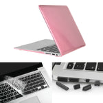 ENKAY 適用於 Macbook Air 13.3 吋（美版）/ A1369 / A1466 Hat-Prince 3 合 1 水晶硬殼塑膠保護殼，附鍵盤護罩及接口防塵塞