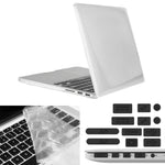 ENKAY 適用於 Macbook Pro Retina 13.3 吋（美版）/ A1425 / A1502 Hat-Prince 3 合 1 水晶硬殼塑料保護殼，附鍵盤保護膜及接口防塵塞
