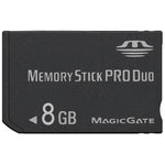 8GB 記憶棒 Pro Duo 卡（100% 真實容量），8GB