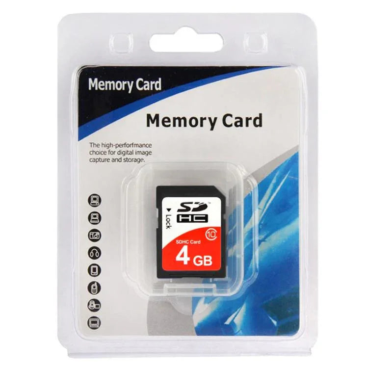 4GB 高速 Class 10 SDHC 相機記憶卡（100% 真實容量），4GB