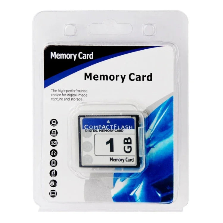 Compact Flash 數位記憶卡（100% 真實容量），1GB、2GB、4GB