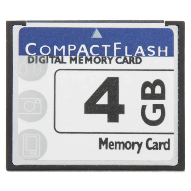 Compact Flash 數位記憶卡（100% 真實容量），1GB、2GB、4GB