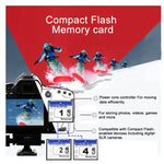 Compact Flash 數位記憶卡（100% 真實容量），1GB、2GB、4GB