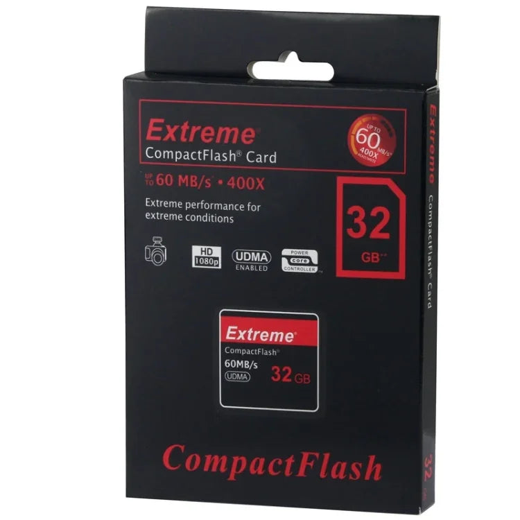 32GB 極速 Compact Flash 卡，400X 讀取速度，最高 60 MB/S（100% 真實容量），32GB
