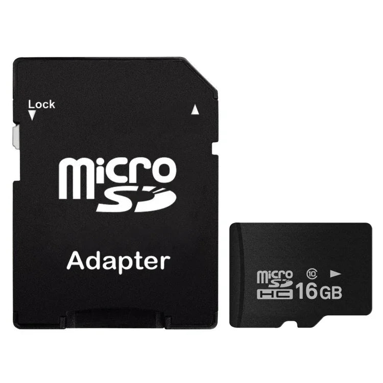 16GB 高速 Class 10 Micro SD(TF) 記憶卡，台灣製，寫入：8mb/s，讀取：12mb/s（100% 真實容量），16GB 裸卡