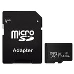 台灣製64GB高速Class 10 Micro SD(TF)記憶卡，寫入速度：8mb/s，讀取速度：12mb/s（100%實際容量），64GB裸卡