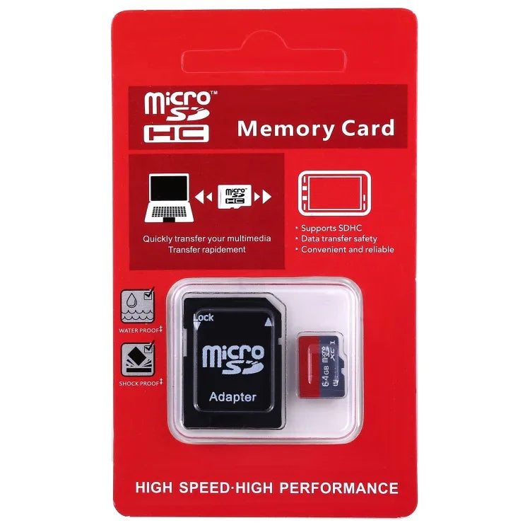64GB 高速 Class 10 TF/Micro SDHC UHS-1(U1) 記憶卡，寫入速度：15mb/s，讀取速度：30mb/s（100% 真實容量），64GB