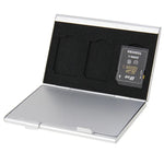 2個3合1記憶卡保護盒，適用SD卡，尺寸：93mm (L) x 62mm (W) x 10mm (H)