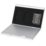 2個3合1記憶卡保護盒，適用SD卡，尺寸：93mm (L) x 62mm (W) x 10mm (H)