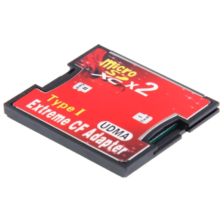2插槽Micro SD轉CF Compact Flash記憶卡轉接器，2插槽