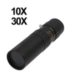 10-30 x 25mm 背包徒步用單筒望遠鏡，10-30x25
