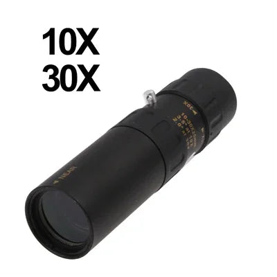 10-30 x 25mm 背包徒步用單筒望遠鏡，10-30x25