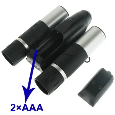 10×25mm 5 合 1（雙筒相機 + 攝影機 + 數位相機 + 電腦攝像頭 + TF 卡讀卡器）數位相機雙筒望遠鏡，視野：101m/1000m，尺寸：135 × 100 × 24mm，10X25