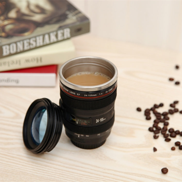 400ML相機鏡頭杯馬克杯Caniam EF 24-105mm F4濾鏡杯咖啡牛奶水杯禮物，400ML，相機鏡頭杯
