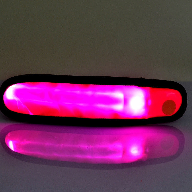 電池供電螢光棒夾式標記聚合物條LED燈手電筒，LED品紅色，LED綠色，LED橙色