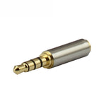 3.5mm 4 針音頻插頭轉 2.5mm 4 針轉接頭（10 個裝，價格為 10 個），3.5mm 公頭轉 2.5mm 母頭