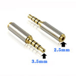 3.5mm 4 針音頻插頭轉 2.5mm 4 針轉接頭（10 個裝，價格為 10 個），3.5mm 公頭轉 2.5mm 母頭