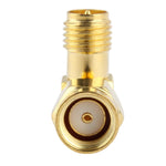 鍍金轉接頭，RP-SMA 公頭轉母頭