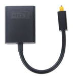 EMK 數字 Toslink 光纖音頻分配器 1 轉 2 線纜轉接器，適用於 DVD 播放器，1 轉 2