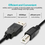 USB 2.0 印表機延長線 AM 對 BM，長度：3m，長度：3m