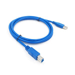 USB 3.0 A 公轉 B 公延長／數據傳輸／印表機線，長度：5m，長度：1.5m