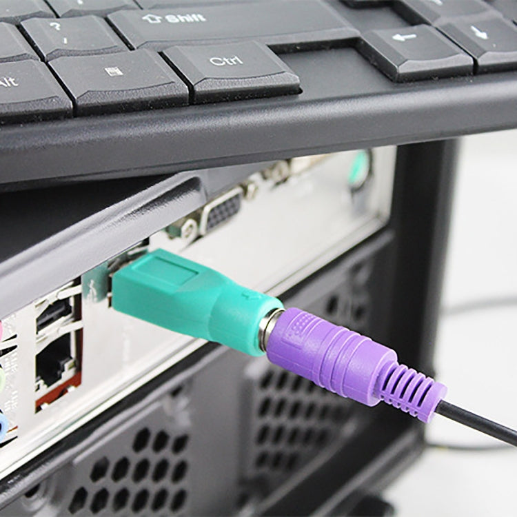 USB A 插頭轉 mini DIN6 母頭轉接器（PS/2 轉 USB），PS/2 母頭轉 USB 公頭