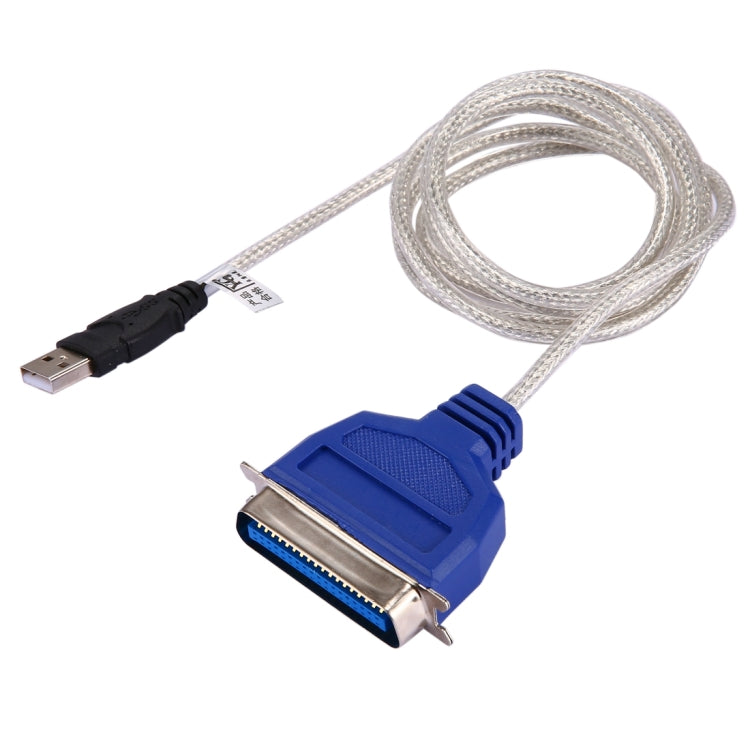 高品質 USB 2.0 轉平行 1284 36 針印表機轉接線，線長約 1m