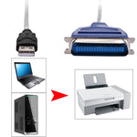 高品質 USB 2.0 轉平行 1284 36 針印表機轉接線，線長約 1m