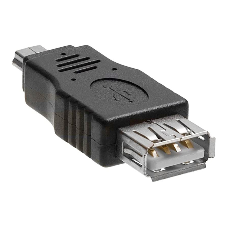 USB 2.0 母頭轉 Mini USB 5 針公頭轉接器（OTG 功能）