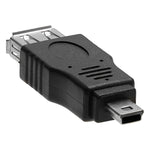 USB 2.0 母頭轉 Mini USB 5 針公頭轉接器（OTG 功能）