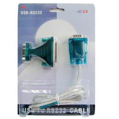 USB轉RS232 9針公頭線及RS232 9針母頭轉RS232 25針公頭轉接器，單晶片，USB轉RS232單晶片
