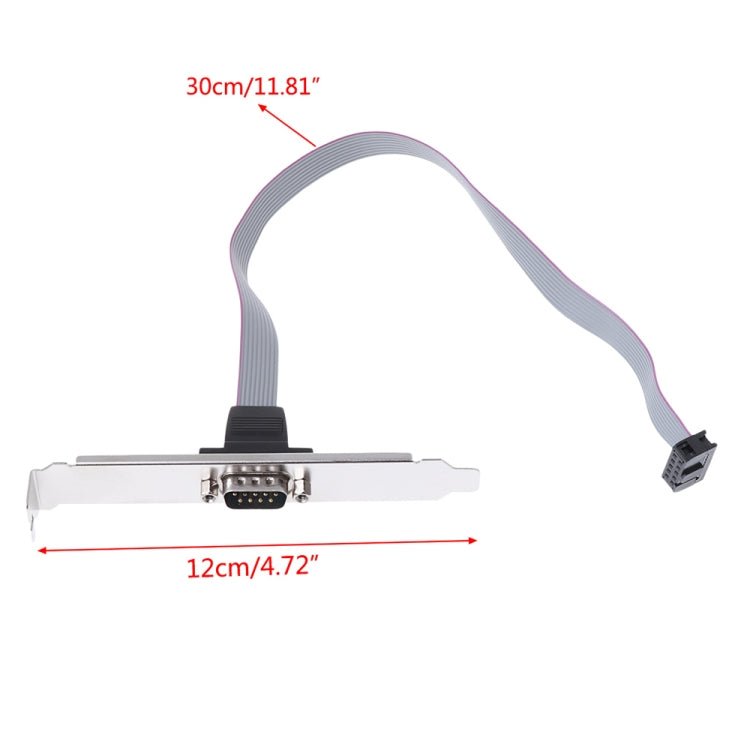 DB9 9針串口主機殼線 / RS232 端口板線，長度：36cm，RS232，長度：36cm