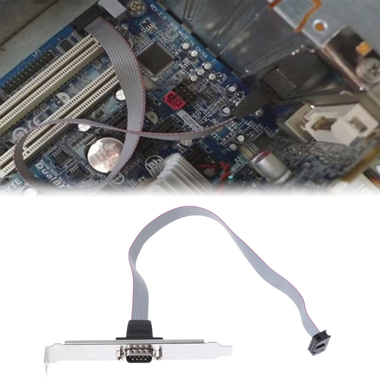 DB9 9針串口主機殼線 / RS232 端口板線，長度：36cm，RS232，長度：36cm