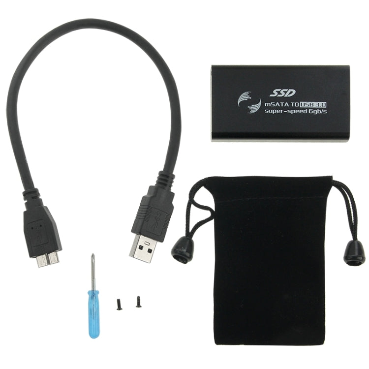 6gb/s mSATA 固態硬碟 SSD 轉 USB 3.0 硬碟盒