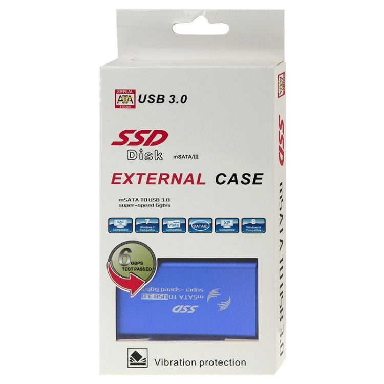 6gb/s mSATA 固態硬碟 SSD 轉 USB 3.0 硬碟盒